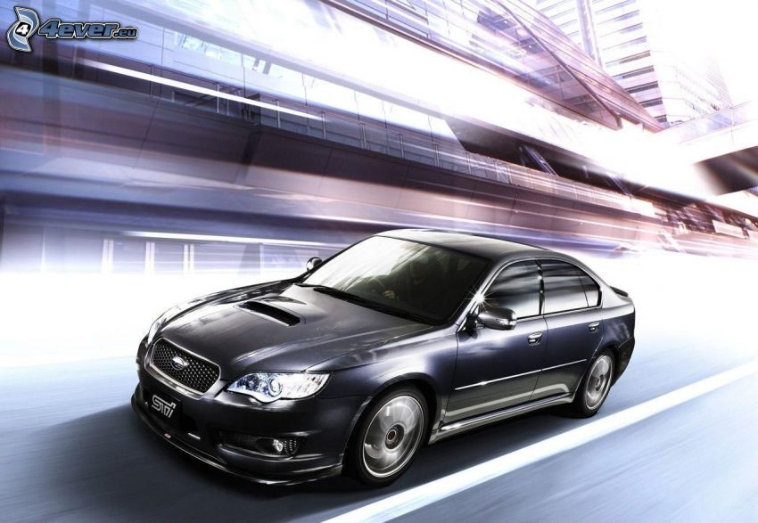 Subaru Legacy, la vitesse