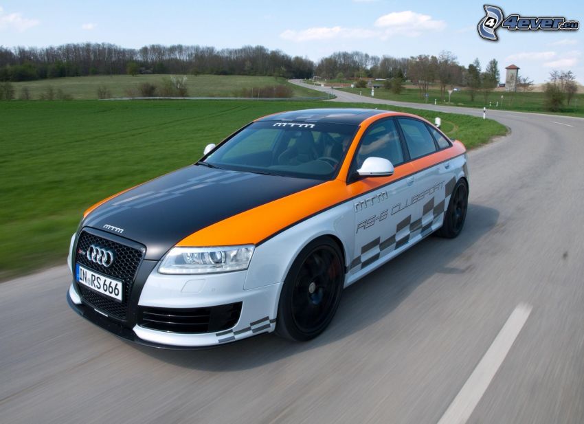 Audi RS6, route, la vitesse