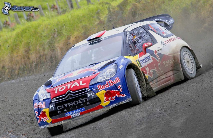 Citroën DS3, voiture de course, drift