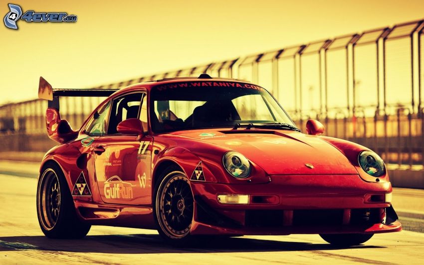 Porsche 993, voiture de course, automobile de collection