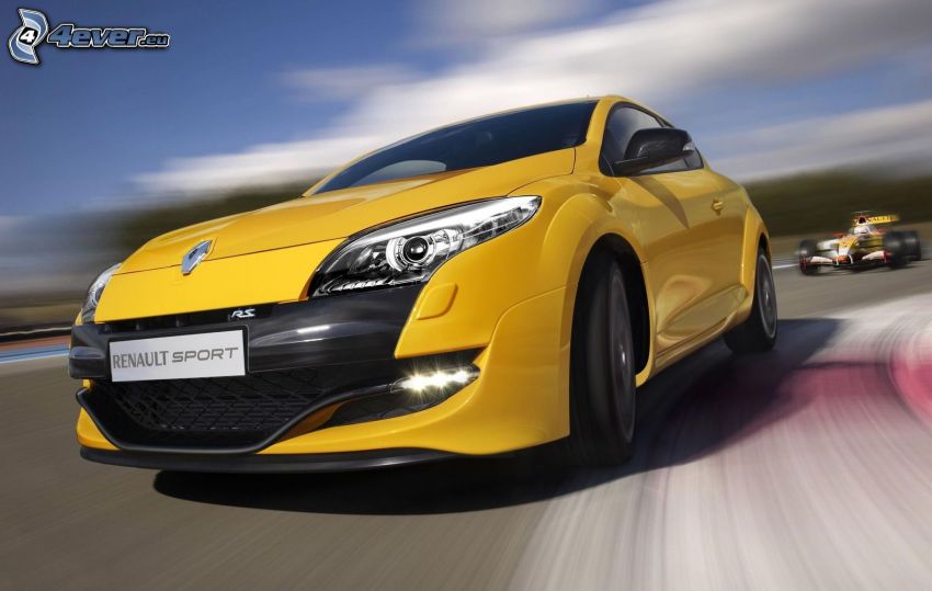 Renault Mégane, circuit automobile, formule, la vitesse