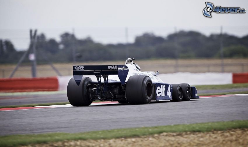Tyrrell P34, voiture de course, circuit automobile