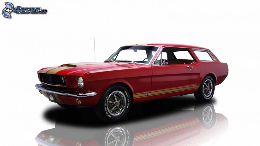 Ford Mustang, combi, automobile de collection