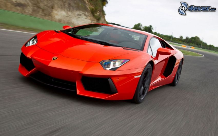 Lamborghini Aventador, la vitesse