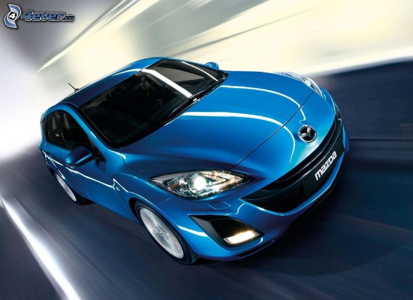 Mazda 3, la vitesse