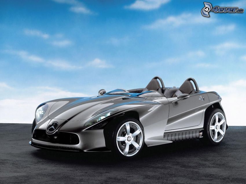 Mercedes, concept, voiture de sport