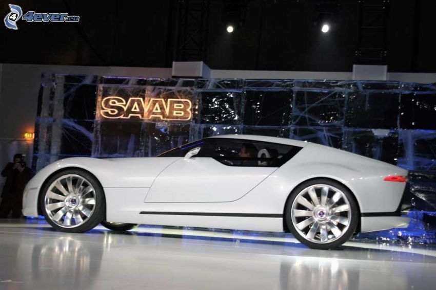 Saab Aero X, salon de l'automobile, exposition