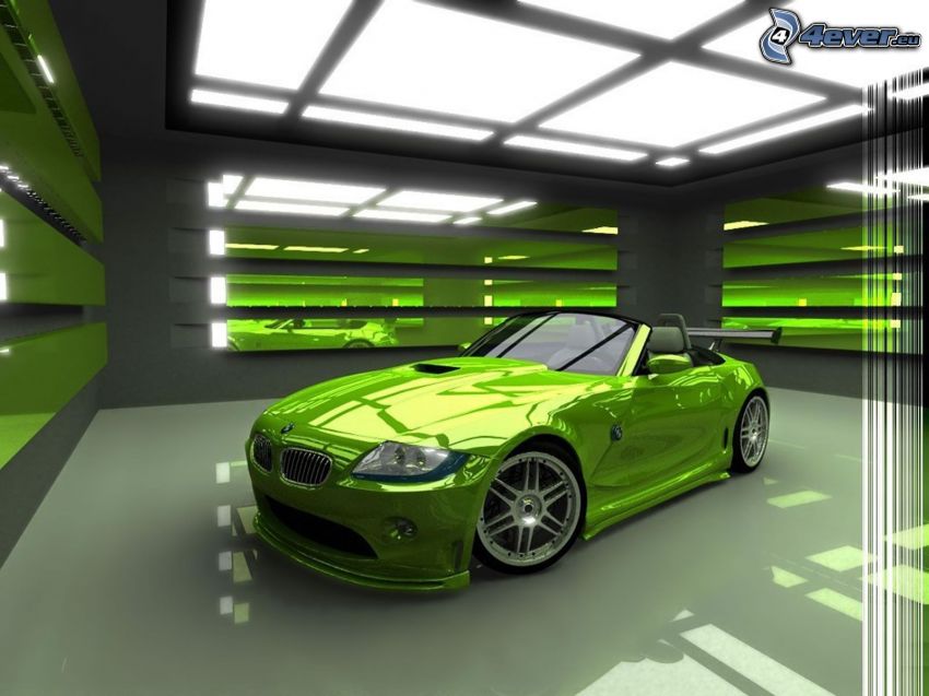 BMW Z4, virtual tuning, cabriolet