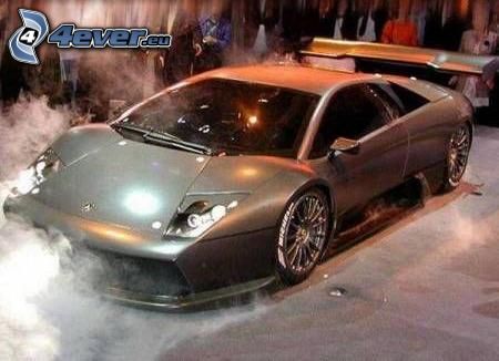 Lamborghini Murciélago, tuning, fumée