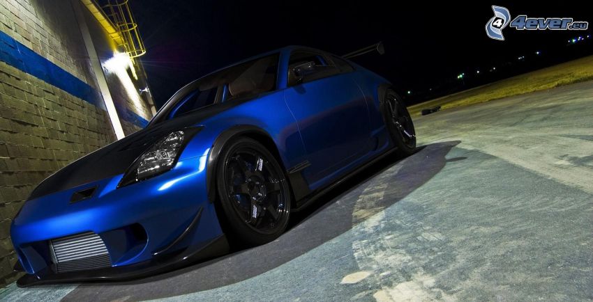 Nissan 350Z, tuning, nuit