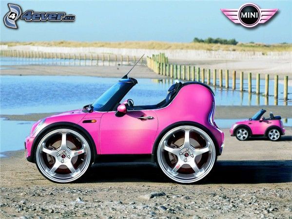 voiture, Mini Cooper, jouet