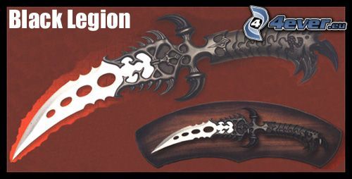 Black Legion, ornamento, pugnale