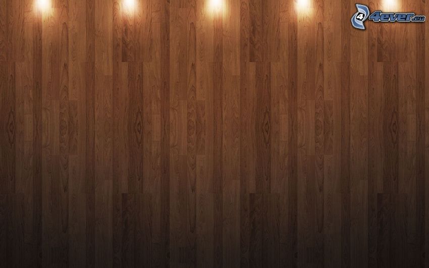 parete di legno, illuminazione