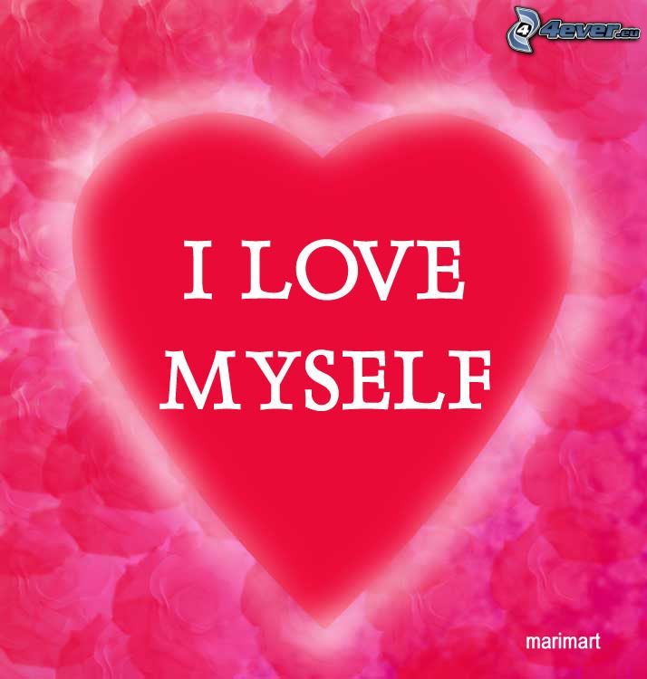 I love myself, cuore