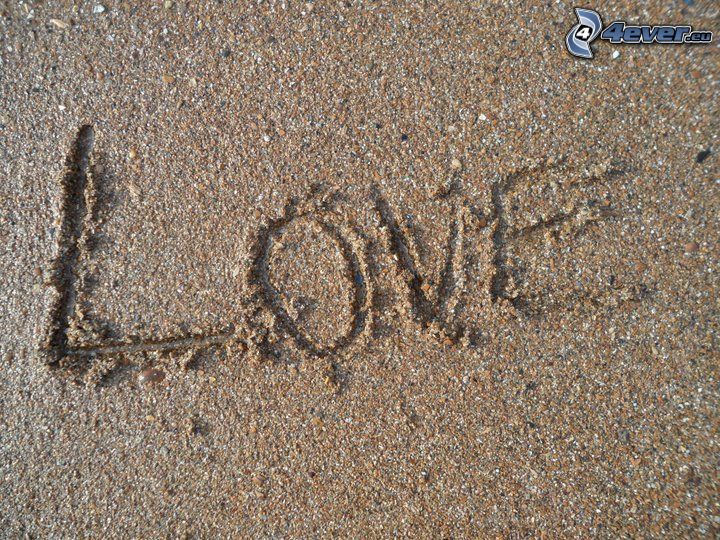 love, sabbia