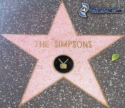 I Simpson, Walk of Fame