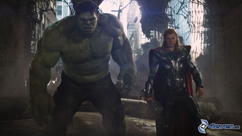 The Avengers, Hulk, Thor