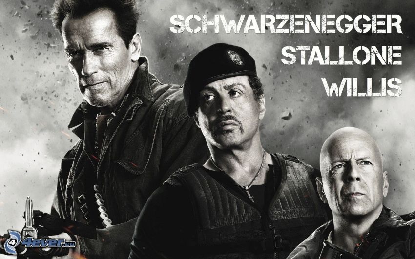 The Expendables 2, Arnold Schwarzenegger, Sylvester Stallone, Bruce Willis
