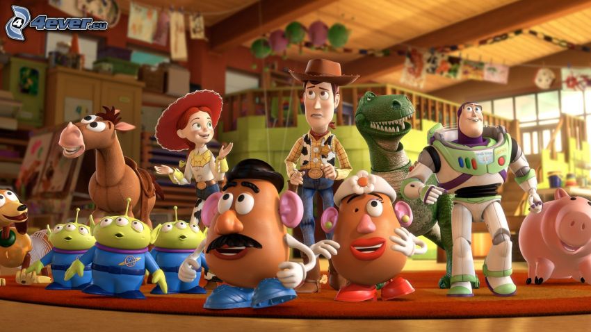 Toy Story, Buzz Lightyear, Woody