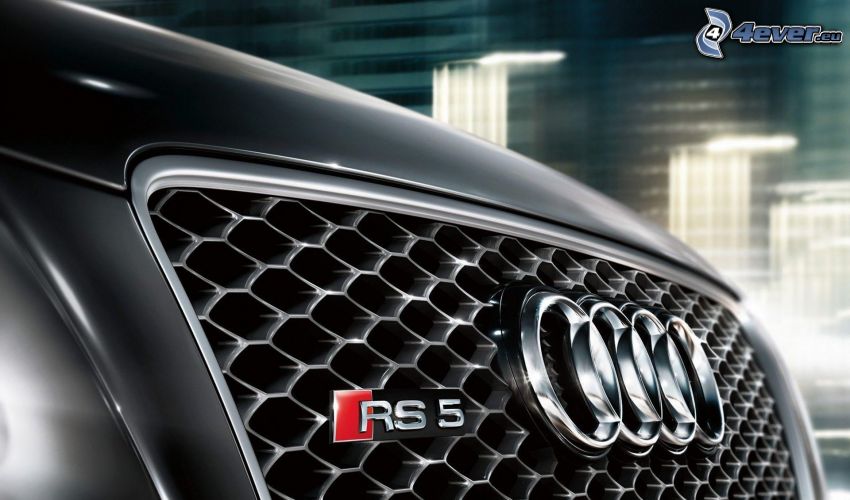 Audi RS5, griglia anteriore, logo