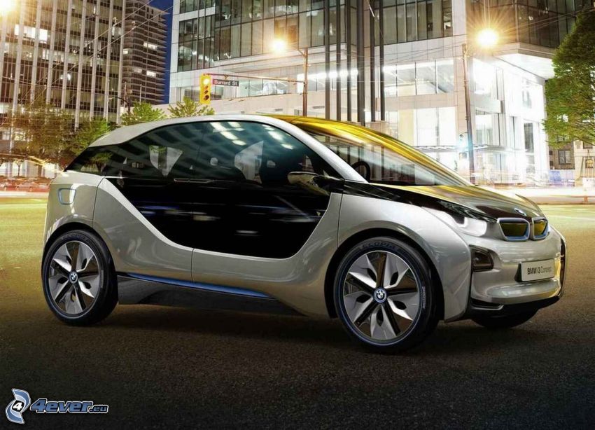 BMW i3 Concept, città notturno