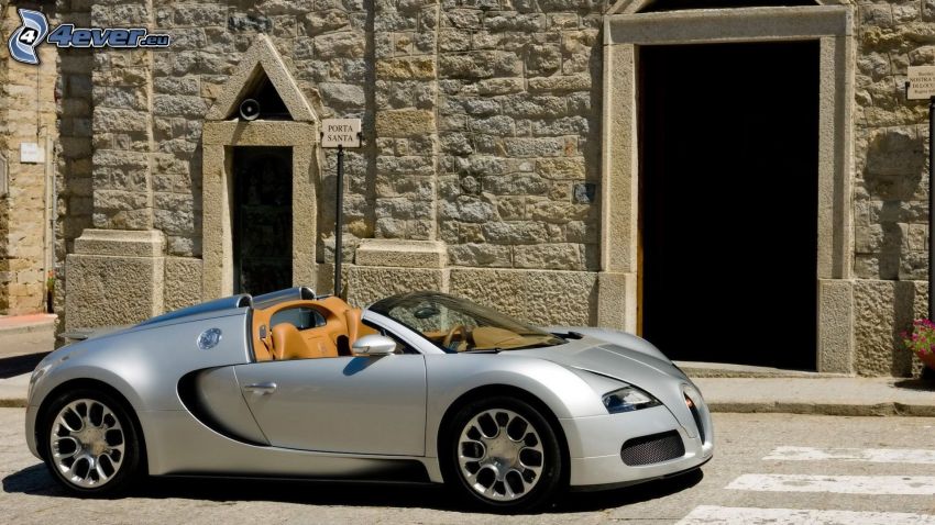 Bugatti Veyron, cabriolet, edificio