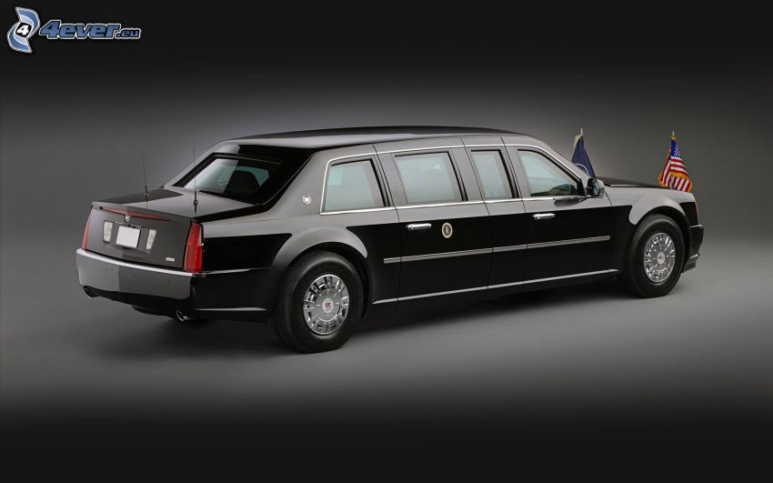 Cadillac, limousine, Bandiera degli Stati Uniti