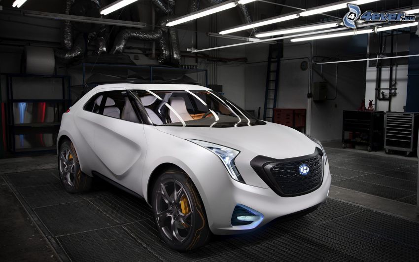 Hyundai Curb Concept, garage