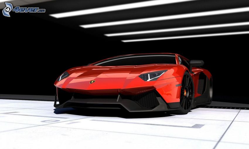 Lamborghini Aventador, griglia anteriore