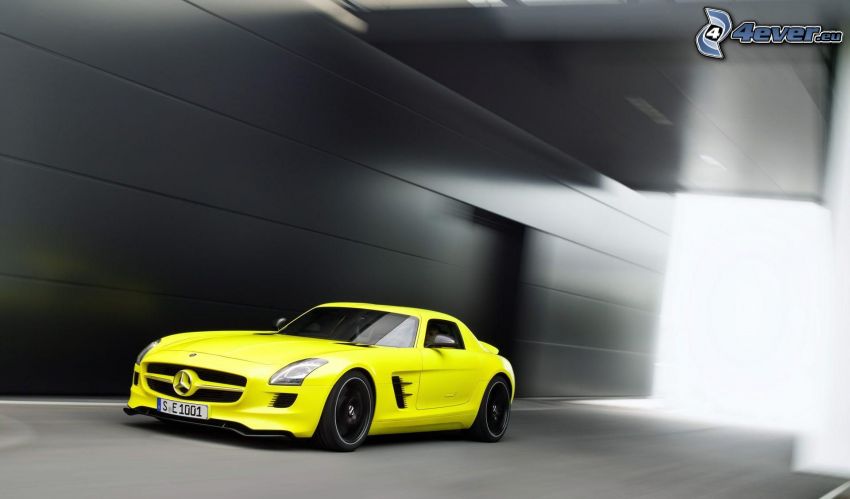 Mercedes-Benz SLS AMG, velocità