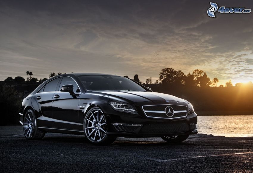 Mercedes CLS 63 AMG, tramonto