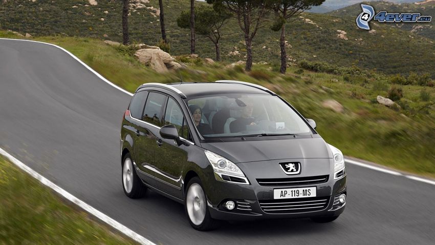 Peugeot 5008, strada