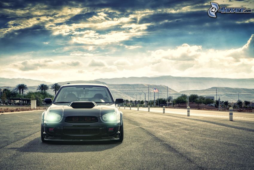 Subaru Impreza WRX STi, cielo