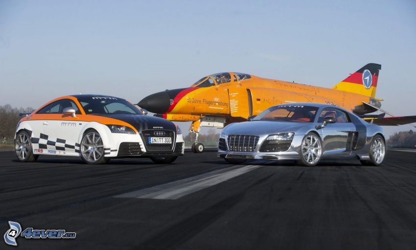 Audi TT, Audi R8, aereo da caccia