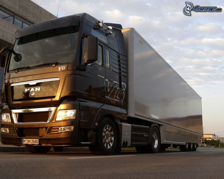 MAN V8, camion, truck