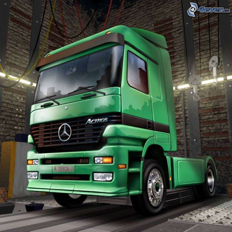 Mercedes, trattore stradale, camion