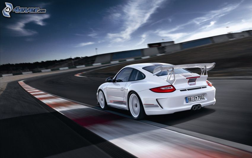 Porsche 911 GT3, circuito da corsa, velocità
