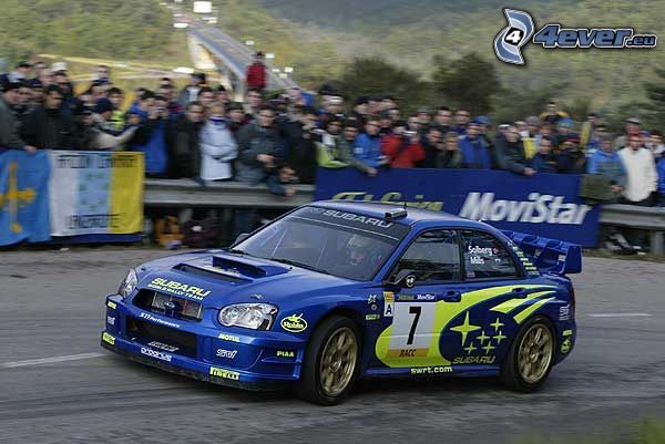 Subaru Impreza, gara, rally