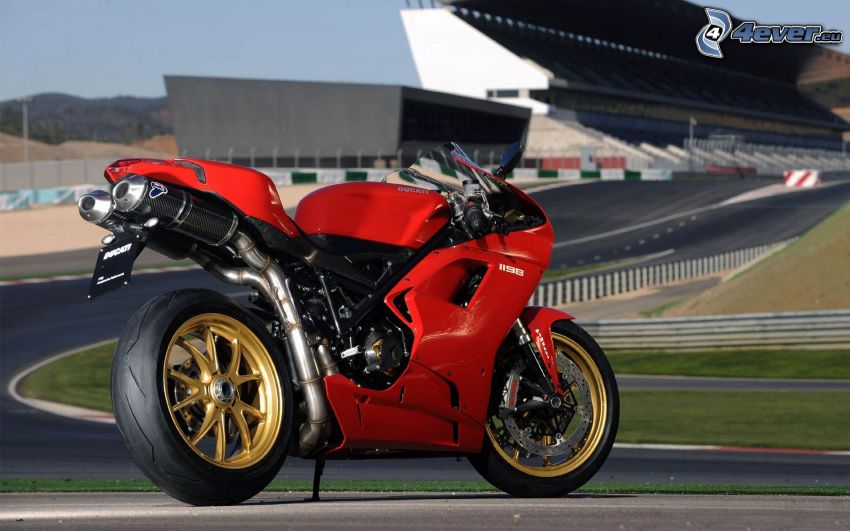 Ducati 1198S Corse, circuito da corsa