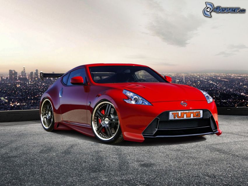 Nissan 370Z, Los Angeles, vista della città