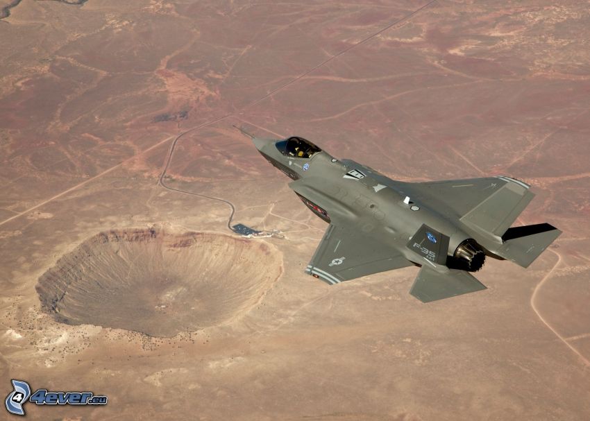 F-35 Lightning II, Meteor Crater, Arizona