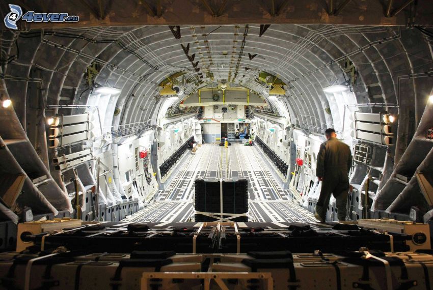 Boeing C-17 Globemaster III, interno