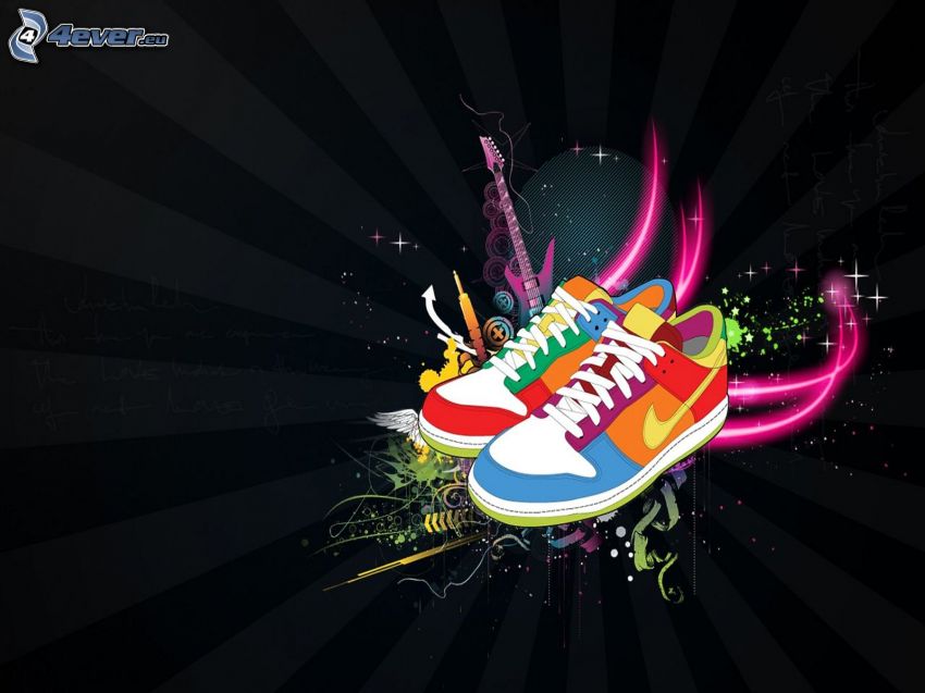 sneakers colorate