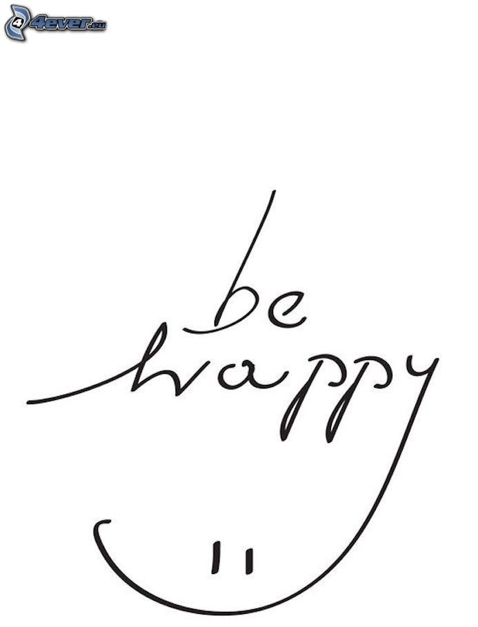 be happy, faccina