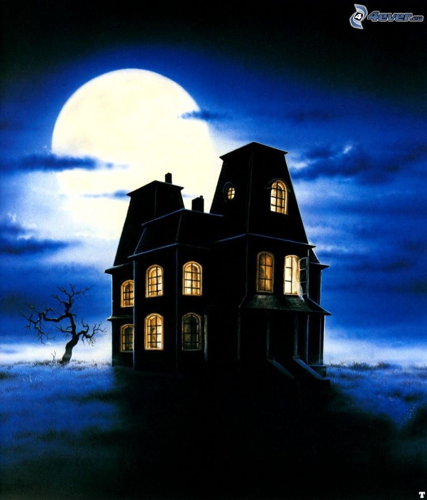 casa di paura, luna