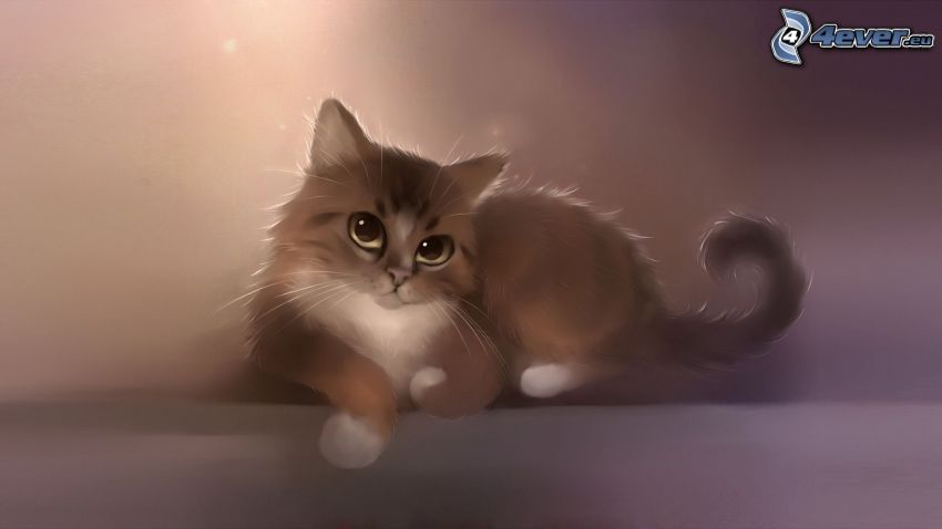 gatto disegnato