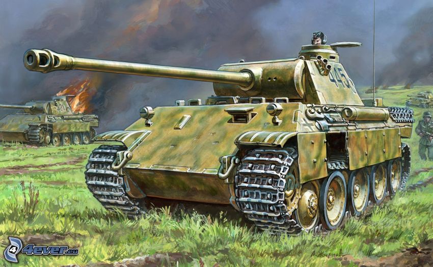 panther, carri armati, Wehrmacht