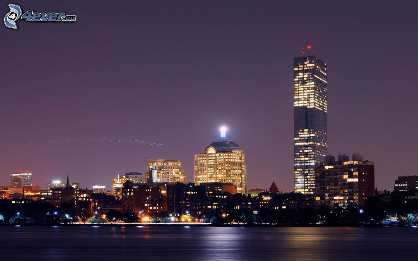 Boston, città notturno