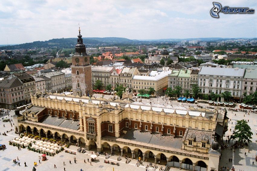 Castello di Wawel, Cracovia, piazza