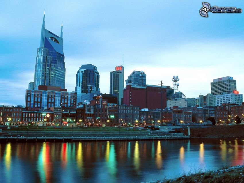 Nashville, città di sera